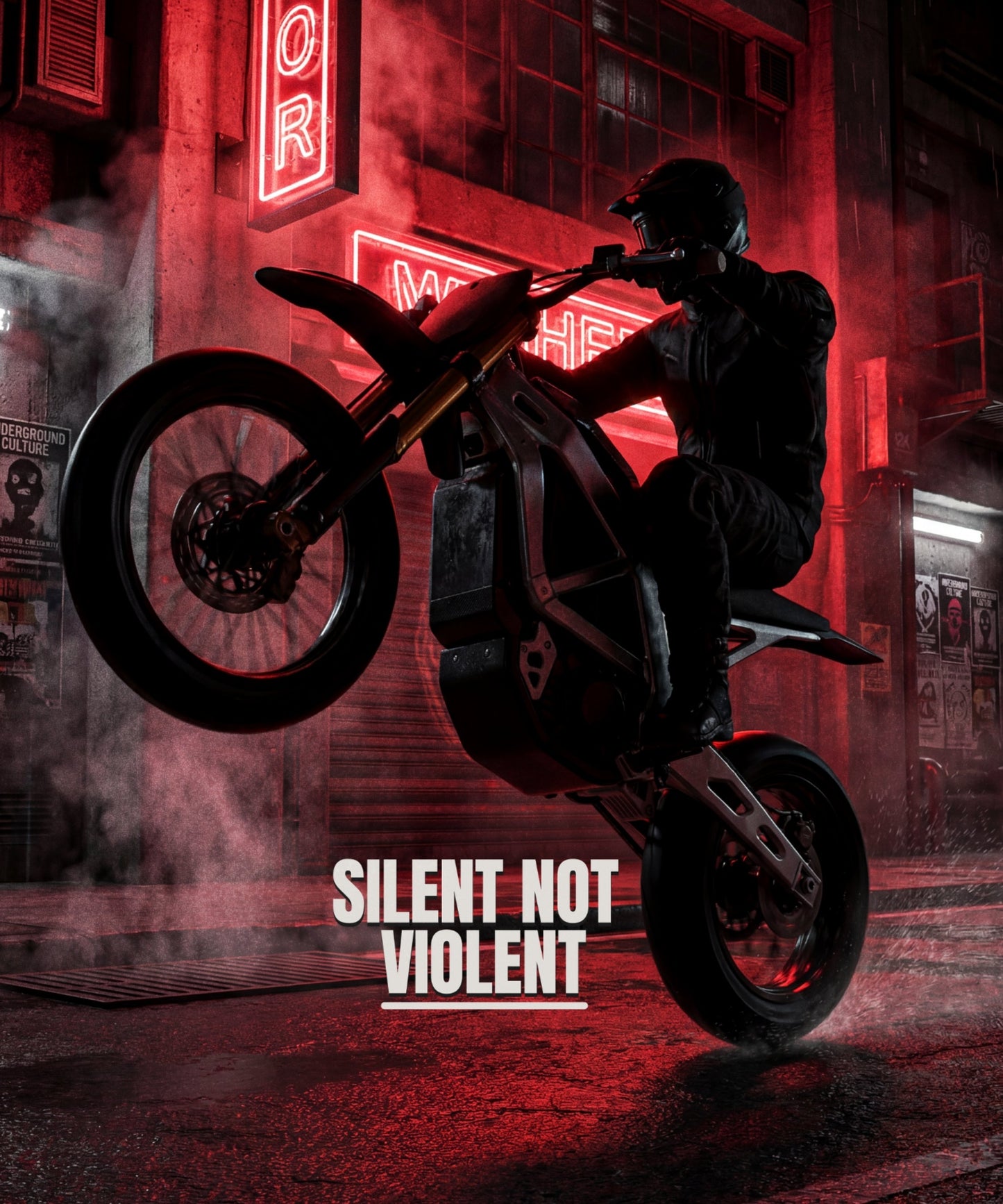 SILENT. NOT VIOLENT. Electric SM Series – No. 01