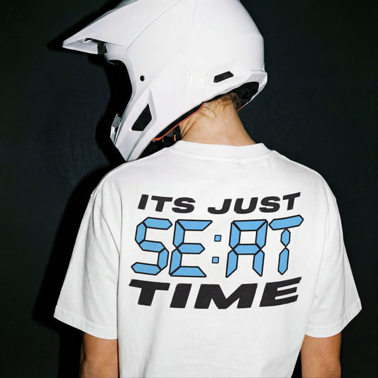 SEAT TIME "Blue" Oversized Tee