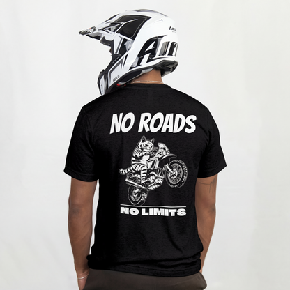 No Roads No Limits – Adventure Bro T-Shirt | Regular-Fit