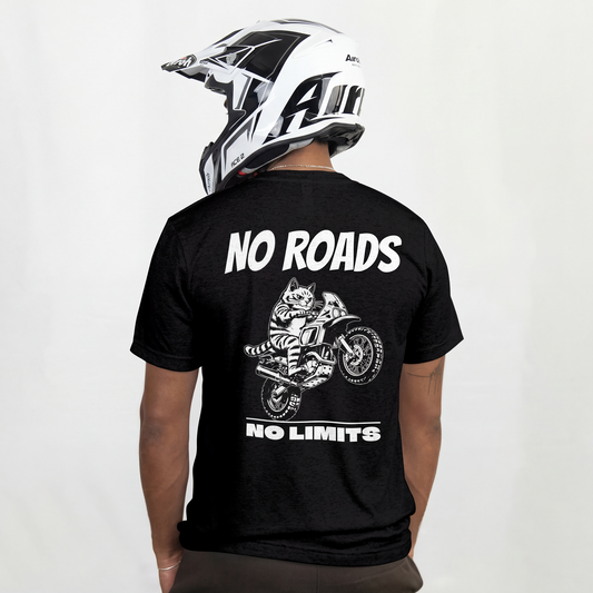 No Roads No Limits – Adventure Bro T-Shirt | Regular-Fit